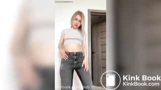 cute Pants poop girl