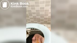 chinese girl diarrhea in slave mouth - video 2