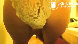 White pantie poop - video 5