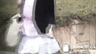 japanses girl massive outdoor shit