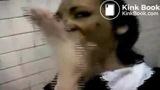 Women are bullied with poop