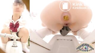 Girl Japanese pooping toilet.MML_09