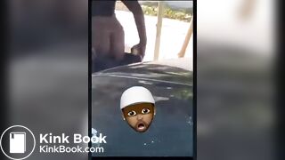 Lady Projectile Shits In Public