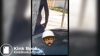 Lady Projectile Shits In Public