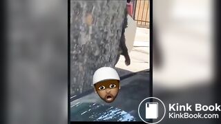 Lady Projectile Shits In Public