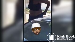 Lady Projectile Shits In Public