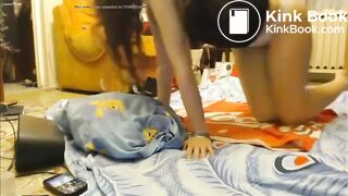 White pantie poop - video 2