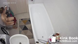 girl poop in toilet - video 50