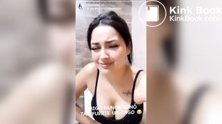 Instagram hottie pooping