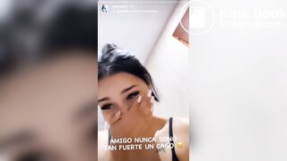 Instagram hottie pooping