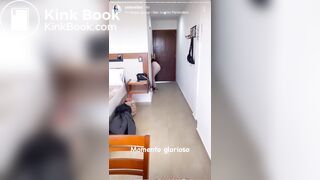 Instagram hottie pooping