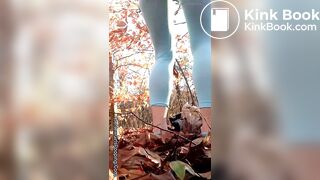 Shits panties during her Run