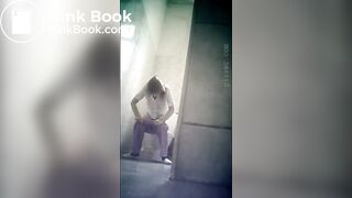 Cute Russian girl poop wc 5