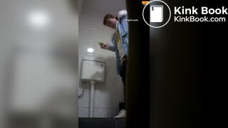 Girl Chinese pooping pis toilet.DJJ_04