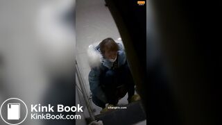 Girl Chinese pooping pis toilet.DJJ_04