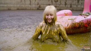 Masturbating in the manure pit