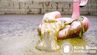 Masturbating in the manure pit