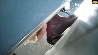 Girl Chinese pooping pis toilet.DJJ_034