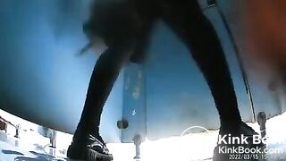 Girl Chinese pooping pis toilet.DJJ_06