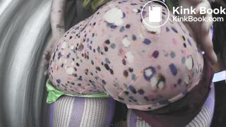 big shit in pink panties