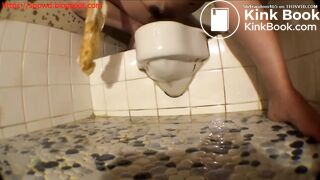 Girl can't take off her panty and messed it [VICD-263]