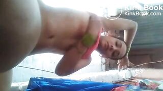 Desi pee and poop outdoor