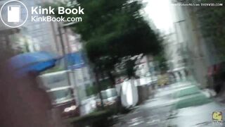 Jaoanese girl diarrhea and wipes with paper cup [PM105]