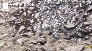 Desperate woman uses her bra to wipe her pussy [PM105]