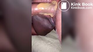 Very dirty ebony anal