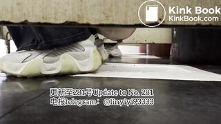 Beautiful girl poops in the toilet 71