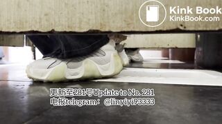 Beautiful girl poops in the toilet 71