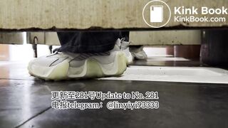 Beautiful girl poops in the toilet 71