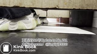 Beautiful girl poops in the toilet 71