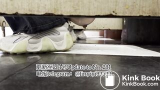 Beautiful girl poops in the toilet 71