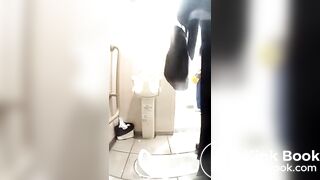 Girl Chinese pooping pis toilet.M01