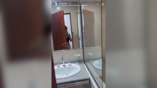 Instagram Latina girl has to poop