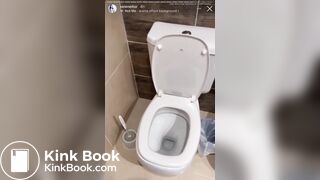 Instagram Latina girl has to poop