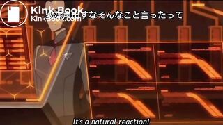 Animation girl diaper moment and pooping moment