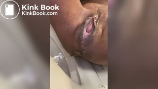 Ebony Girl Quick Shit