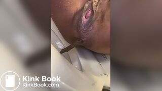 Ebony Girl Quick Shit