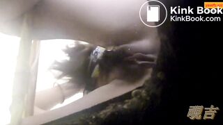 Girl Chinese pooping pis toilet.Y05