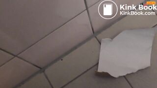 Girl Chinese pooping pis toilet.Y07