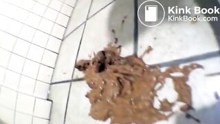 japanese girl standing poop