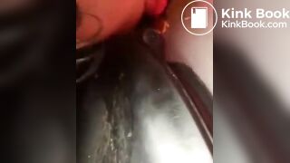 eating shit from porta potty 2