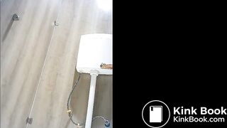 Girl Chinese pooping pis toilet.T01