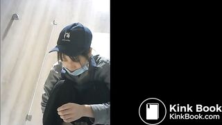 Girl Chinese pooping pis toilet.T01