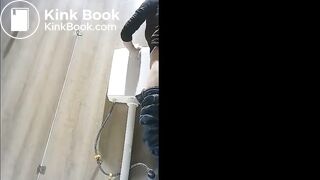 Girl Chinese pooping pis toilet.T01