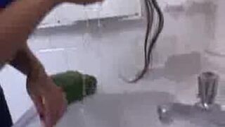 Girl Bears Down HARD!!