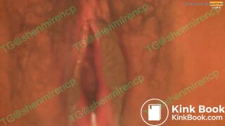 Girl Chinese pooping pis toilet.T06