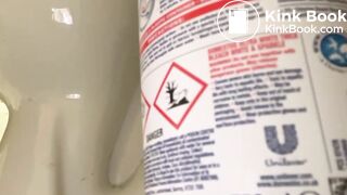 big logs in toilet - video 2